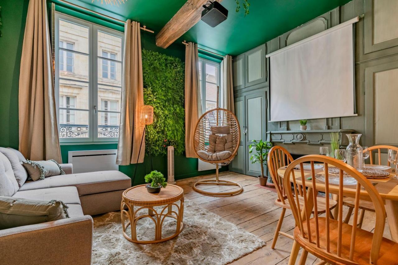 Appartement Jungle - Libourne Centre - 4 Pers - Sauna - Netflix المظهر الخارجي الصورة