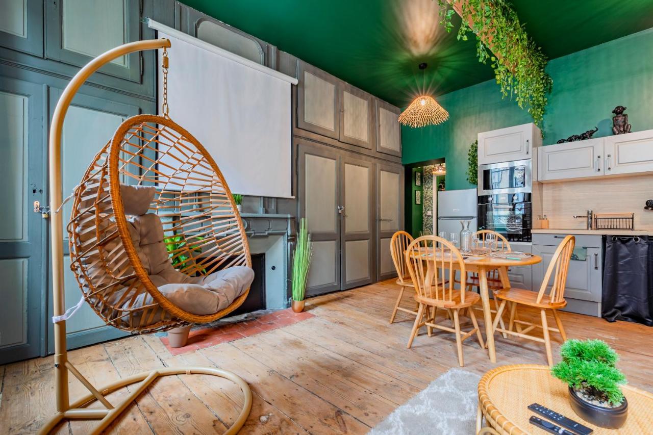 Appartement Jungle - Libourne Centre - 4 Pers - Sauna - Netflix المظهر الخارجي الصورة