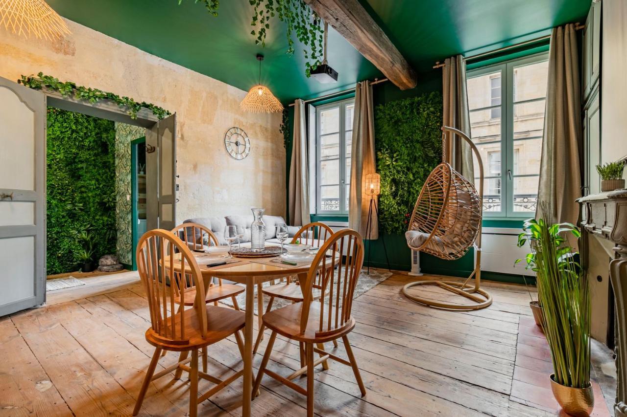 Appartement Jungle - Libourne Centre - 4 Pers - Sauna - Netflix المظهر الخارجي الصورة