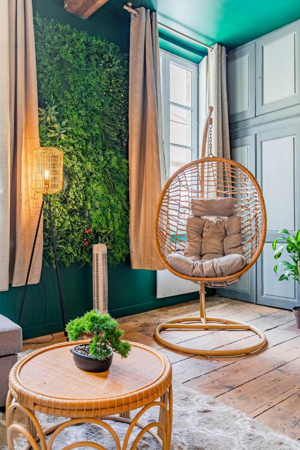 Appartement Jungle - Libourne Centre - 4 Pers - Sauna - Netflix المظهر الخارجي الصورة