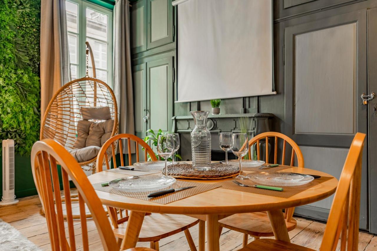 Appartement Jungle - Libourne Centre - 4 Pers - Sauna - Netflix المظهر الخارجي الصورة